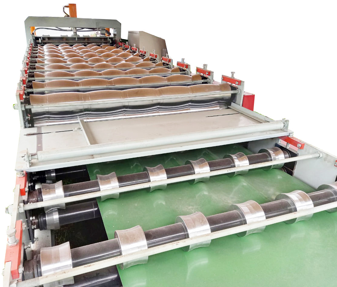 Space Saving Double Layer Roll Forming Machine Rib Type Fatigue Resistant