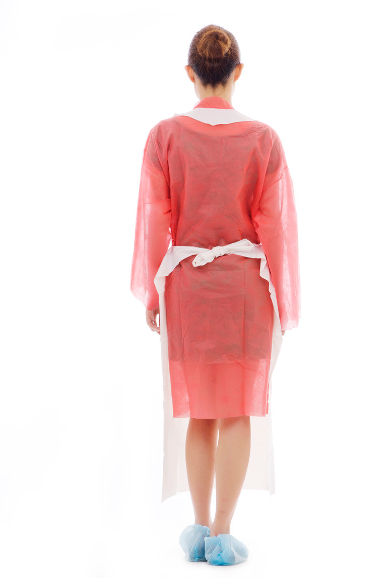 0.08mm Polythene Disposable Plastic Apron With Smooth Surface