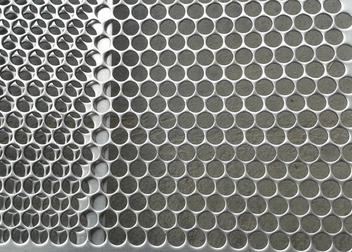 1mm 8ft Height Round Hole Perforated Stainless Steel Mesh