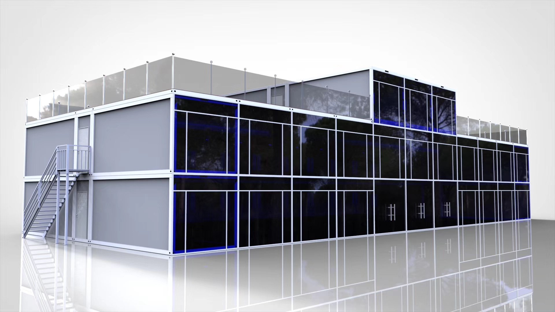 Detachable Prefabricated Container House with Toilet Customized Color OEM/ODM Support
