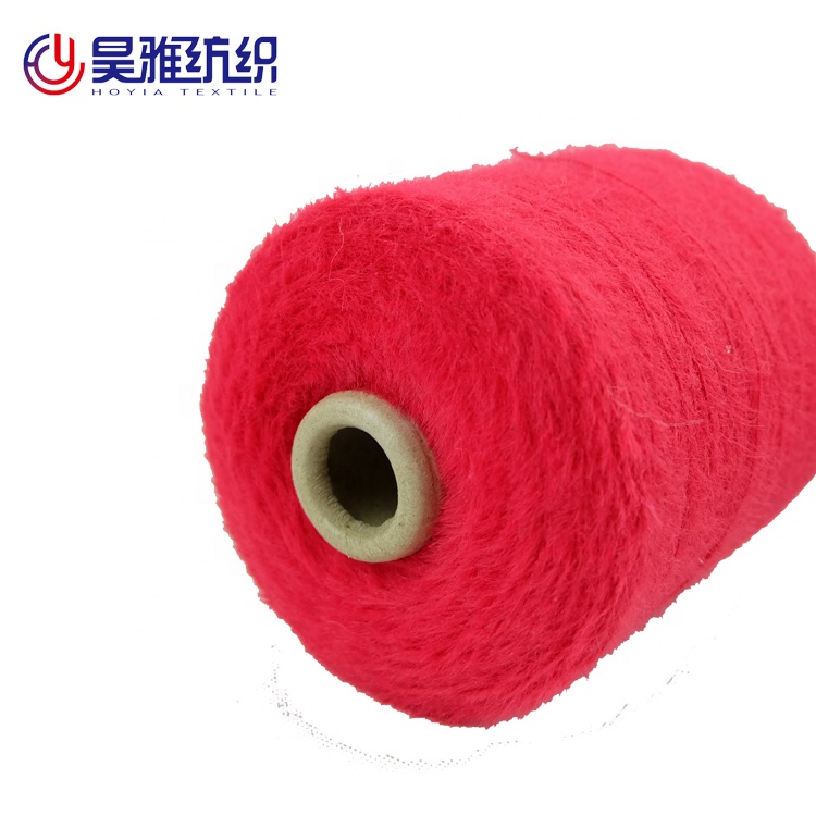 Hot sale best quality super soft nylon imitate mink yarn for machine knitting or weaving