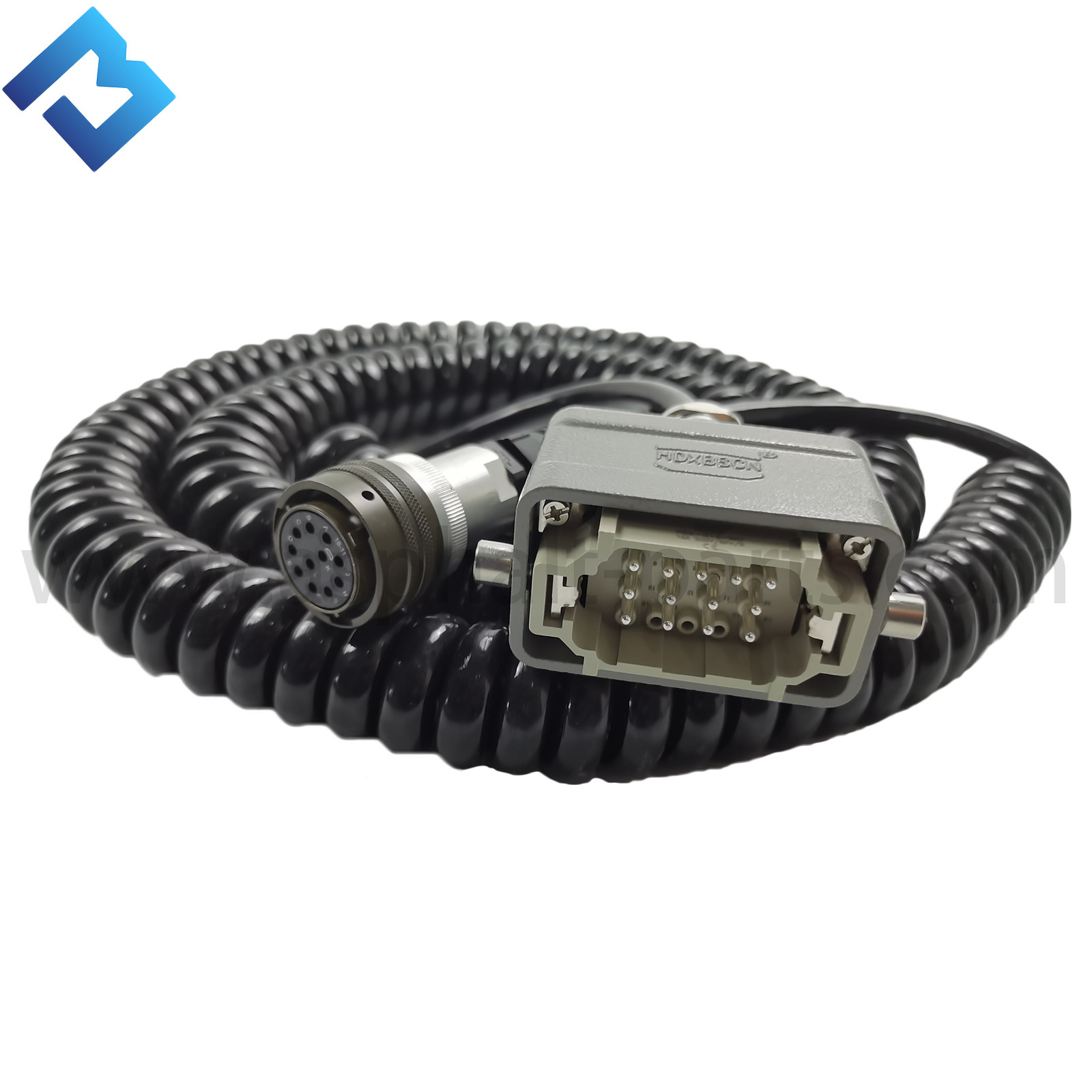 1.5m 13-11 2032288 Control Panel Spiral Electrical Cord For Asphalt Pavers