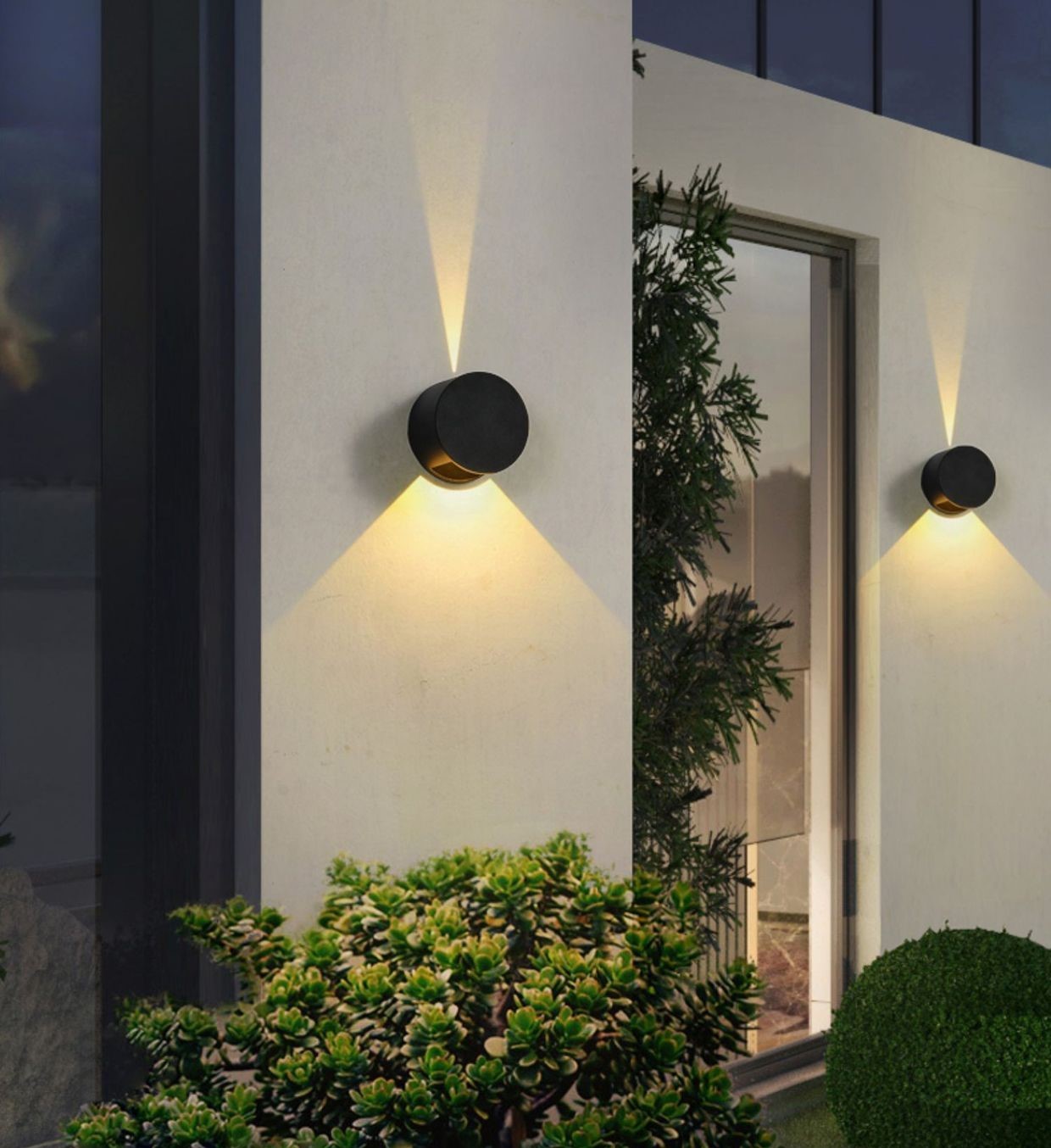 Outdoor adjustable waterproof wall lights modern simple household style exterior wall lamp spotlight balcony wall lamps