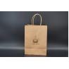 Buy cheap Takeaway Eco Paper Bags Brown Kraft Paper Shopping Bag Customized from wholesalers