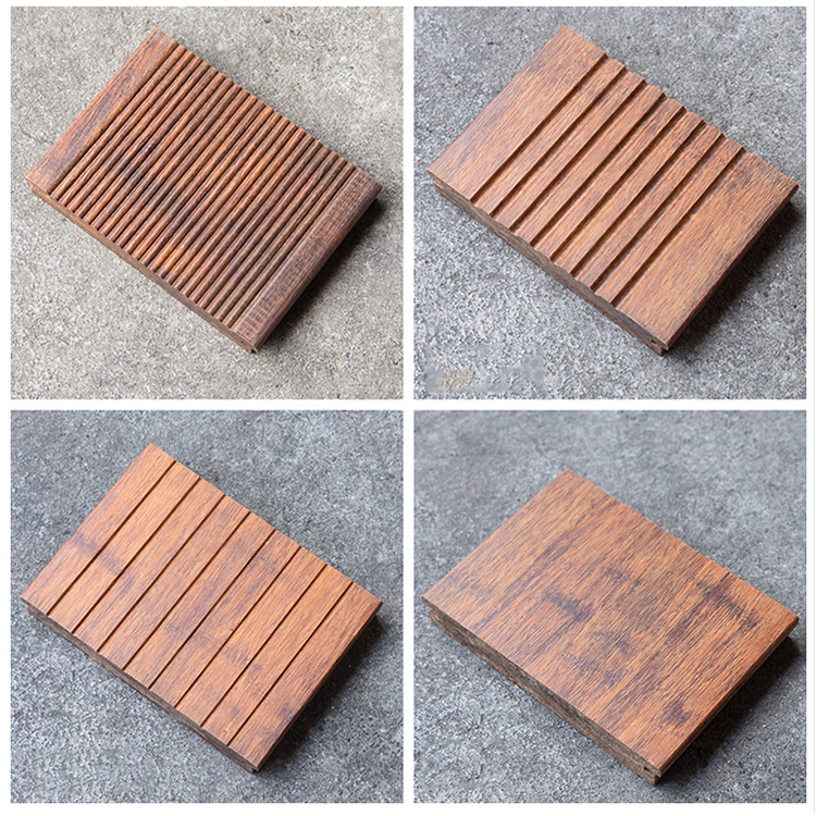 Natural Bamboo Wood Panels Traditional Float Installed Type 5 Years Warranty