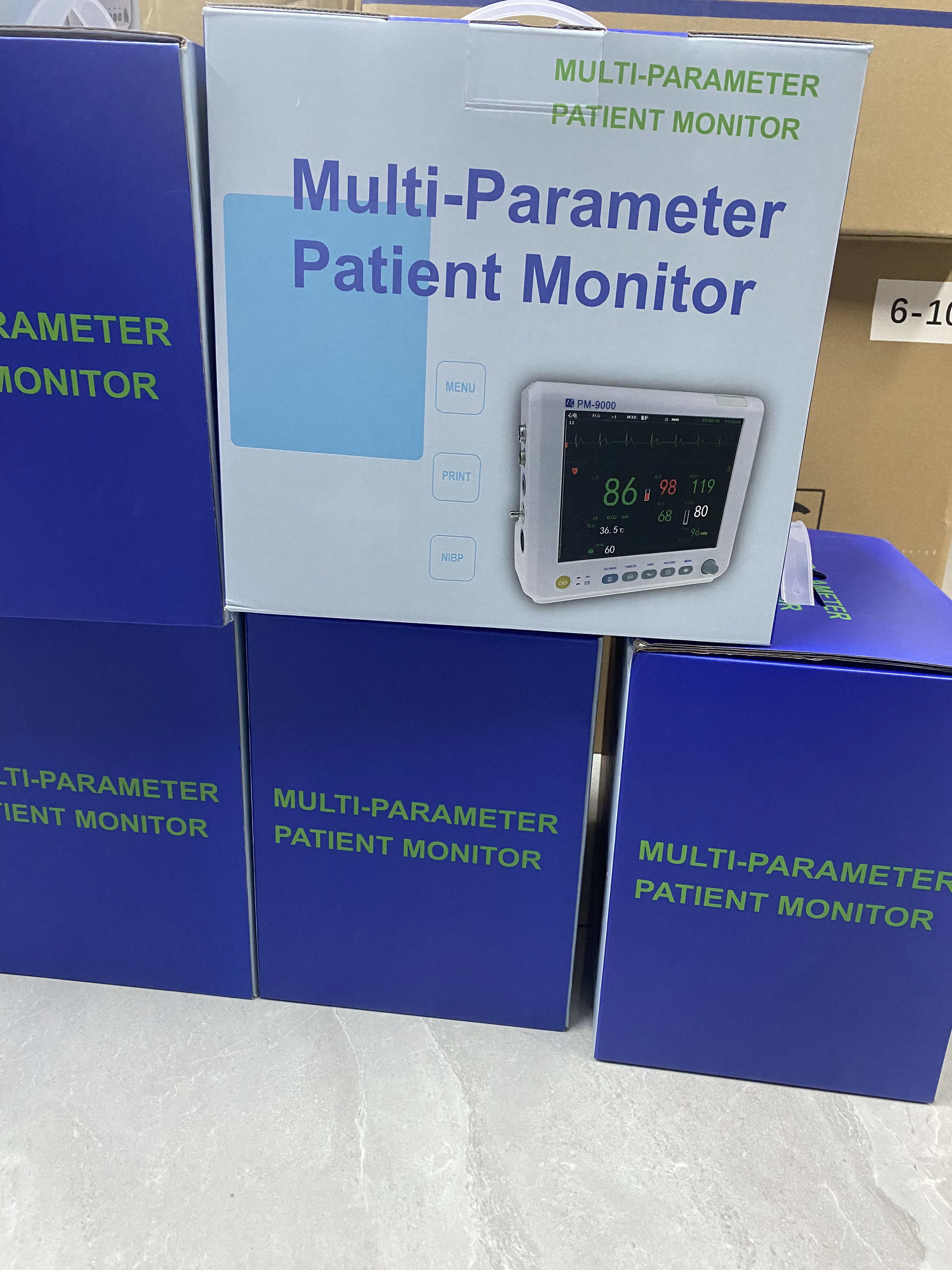 6 Parameter Patient Monitor 210X100X210Mm 2.5Kg With Internal / External Data Storage