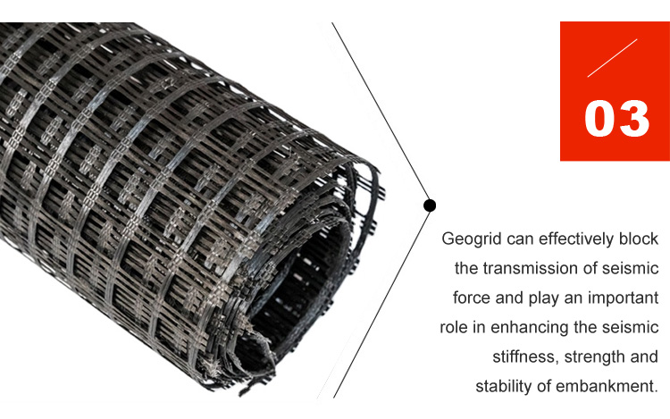 Chinese Design Style High Tensile Strength Fiberglass Geogrid for Road Construction
