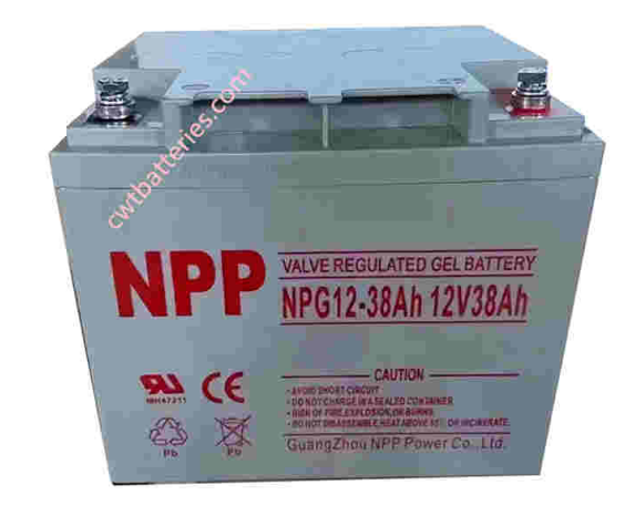 NPG12-38Ah 12V38Ah Solar Battery Power Replacement Battery New Original