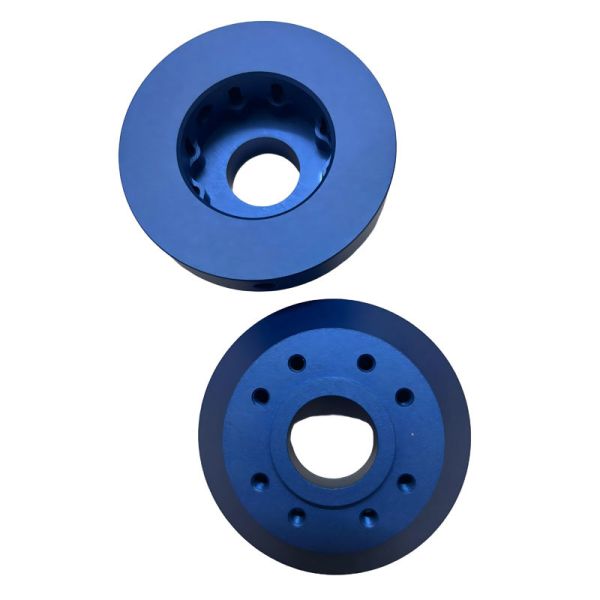 Competitive Price Blue Oxidation Surface Treatment Aluminum CNC Turning Parts with Customized Size