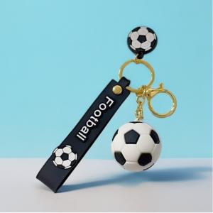 Custom-Made PVC Soft Rubber Keychains Three-Dimensional Baseball Basketball