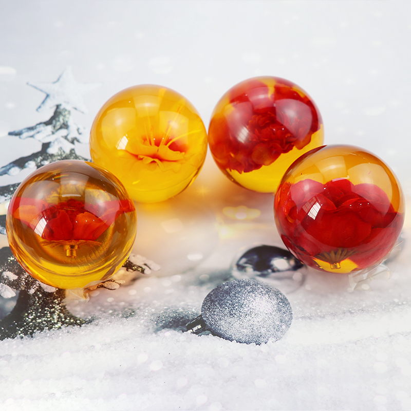 Transparent Resin Custom Crystal Paperweight , Leaf Paperweight