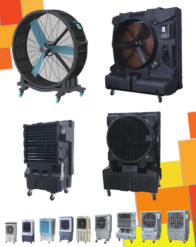 Energy Saving Portable Air Cooler For Industrial / Domestic Use With Low Noise