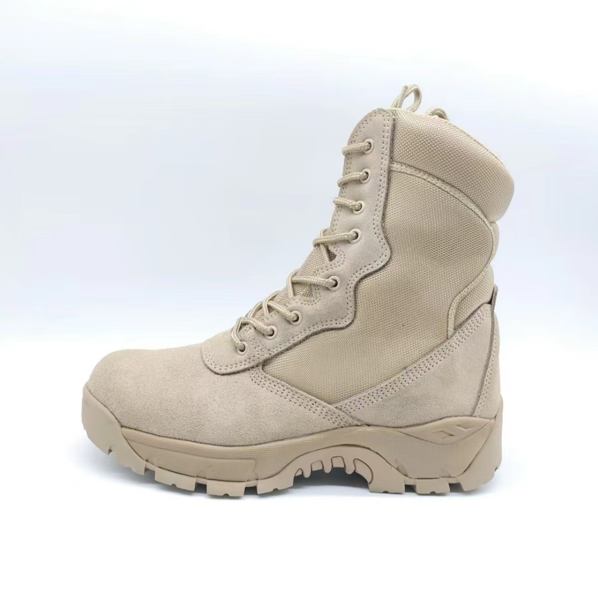 Tactical Safety Shoes High Top Tactical Boots with Side Zipper Outdoor Camping