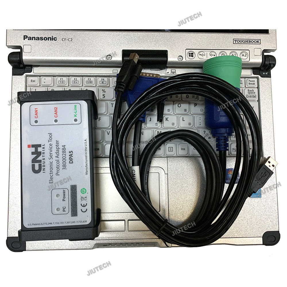 for est est DPA5 Electronic Service Tools Agriculture Diagnostic Scanner tool and CF19 laptop