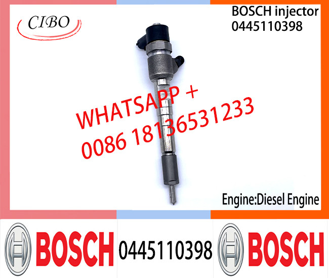 BOSCH injetor 0445110398 Common fuel Injector 0445110398 0986435247 15710-68L00 for Suzuki 1.3DDis Engine