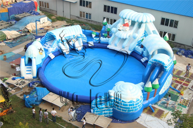 EN14960 certificate PVC Inflatable water park games