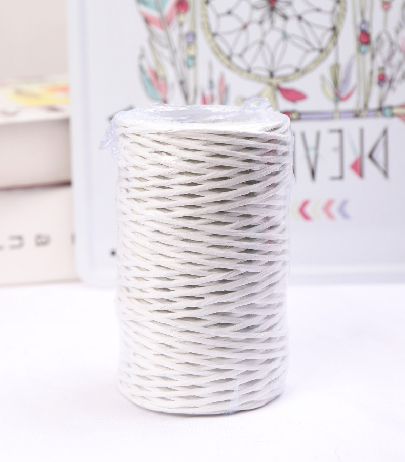 Iron Wired 2mm Paper Rope Eco DIY Twisted Paper Cord Biodegradable