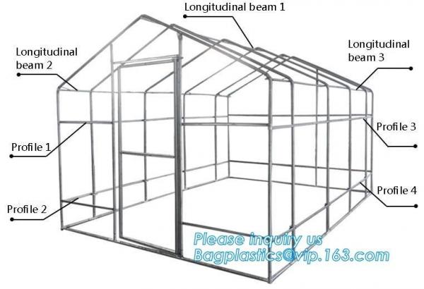 Quality hdpe woven greenhouse film, plastic roof transparent cover for green house,Good services hot galvanized structure big wa for sale
