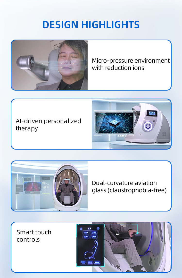 Intelligent Micro Pressure Ion Chamber 1.3ATA Inhibition Of Allergic Reactions WEIZI