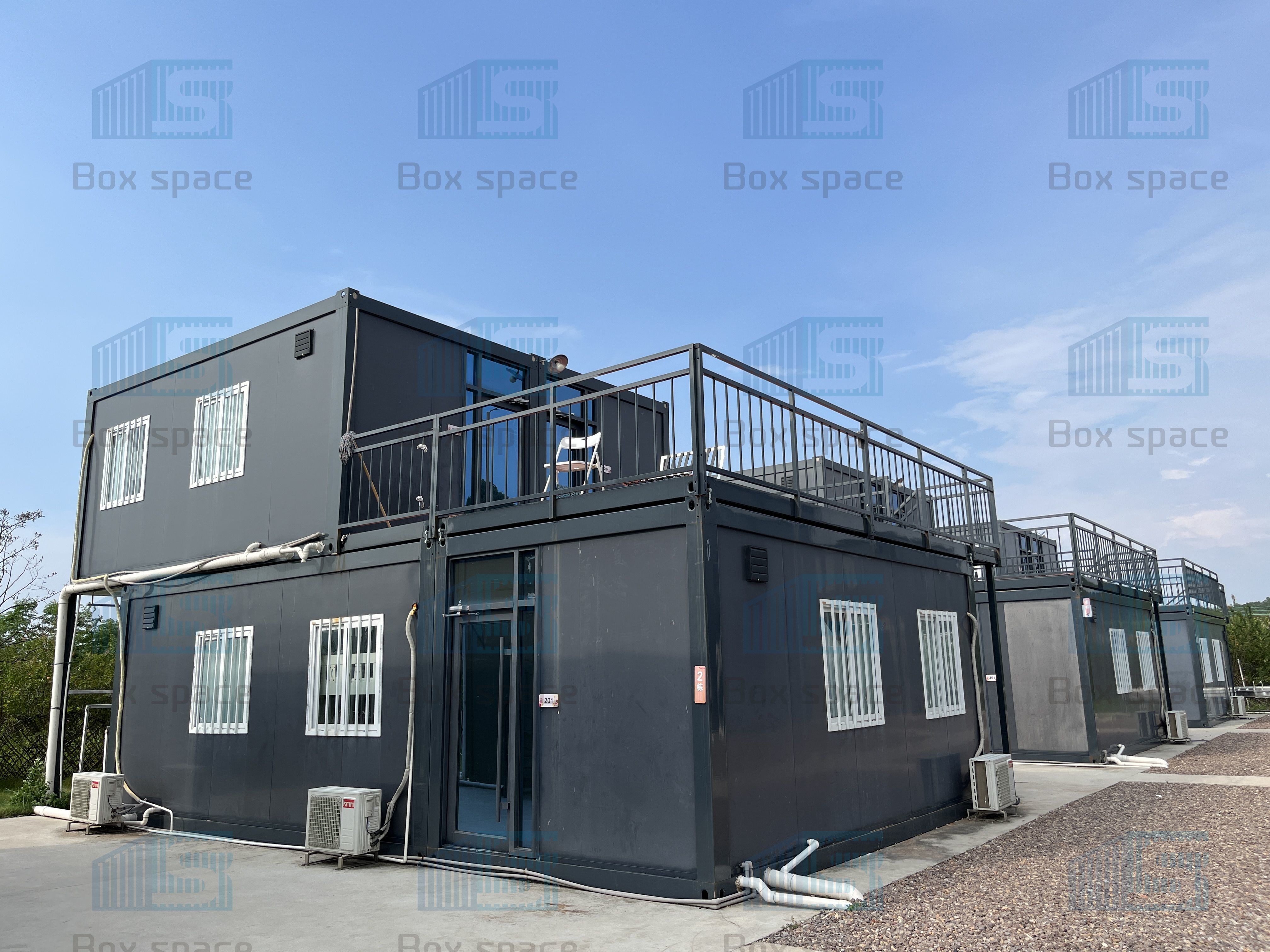 Shipping Prefabricated Container House 20ft Detachable Prefab Eco Homes