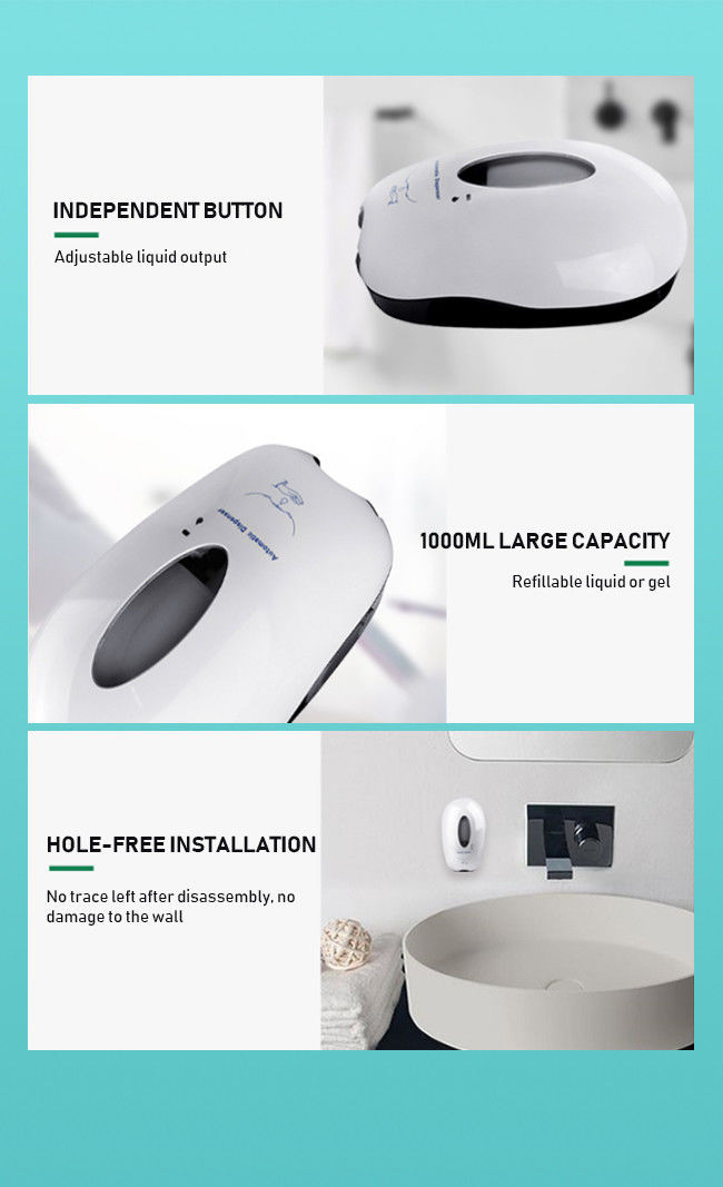 Automatic Touchless Wall Mounted Hand Sanitizer Dispenser