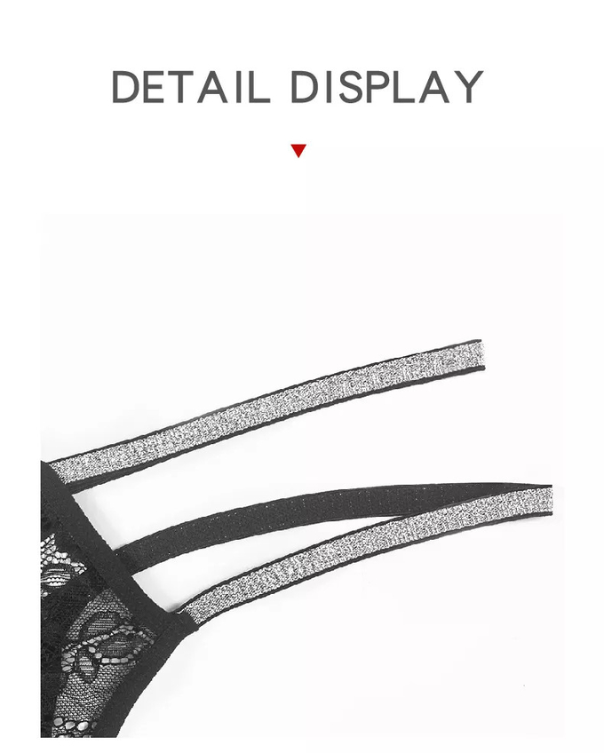 Womens Lace G Strings Sexy Cross Shining Waistband Thongs Bikini Panties Crystal Female Underwear