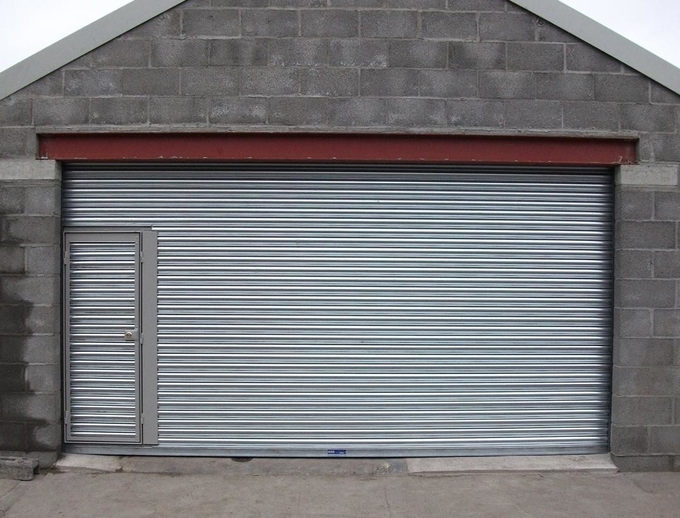 Heavy Duty SS Rolling Shutter , Customized Steel Roll Up Security Shutters