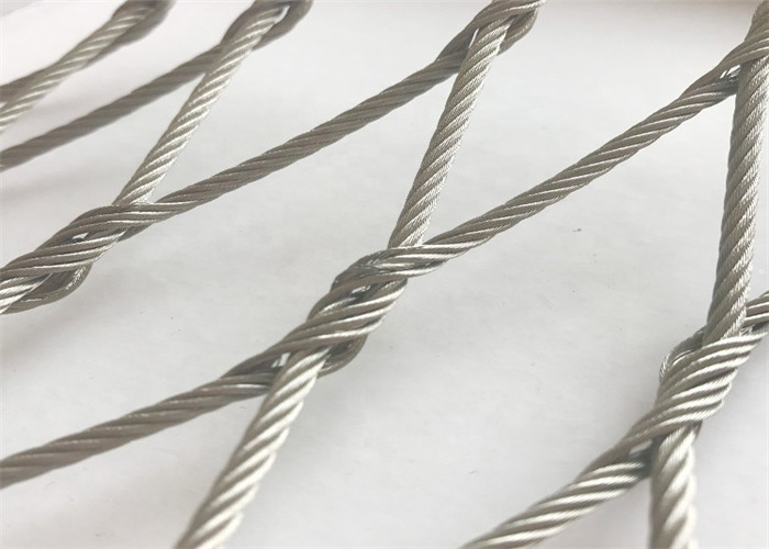 Handwoven X Tend 1.2mm Stainless Steel Knotted Rope Mesh Bird Netting
