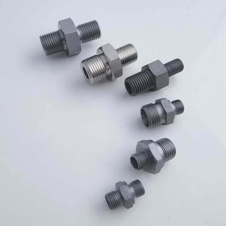 316 304 Male Screwed SS Hex Nipple High Pressure Pipe Fitting