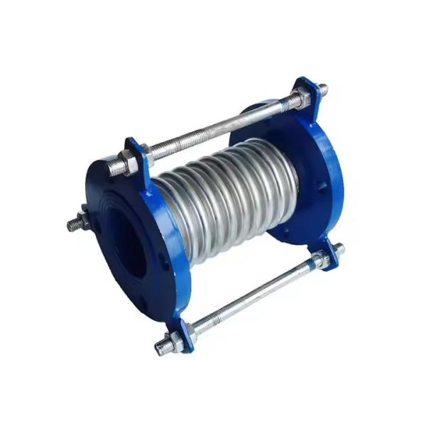 DN50 PN6 carbon steel compensator flange metal multilayer bellows expansion