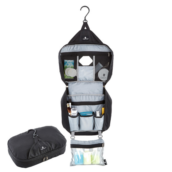 Toiletry Bag for Men & Women, Waterproof Toiletry Organizer For Travels, Travel Shower Bag with Mesh Pockets & Sturdy Ho