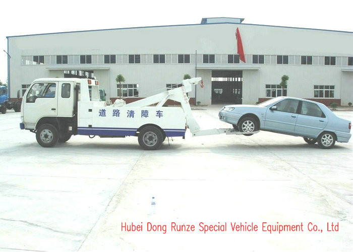 DFAC 6 Ton Light Duty Integrated Wrecker Tow Truck Recovery Vehicle With 6 Wheels