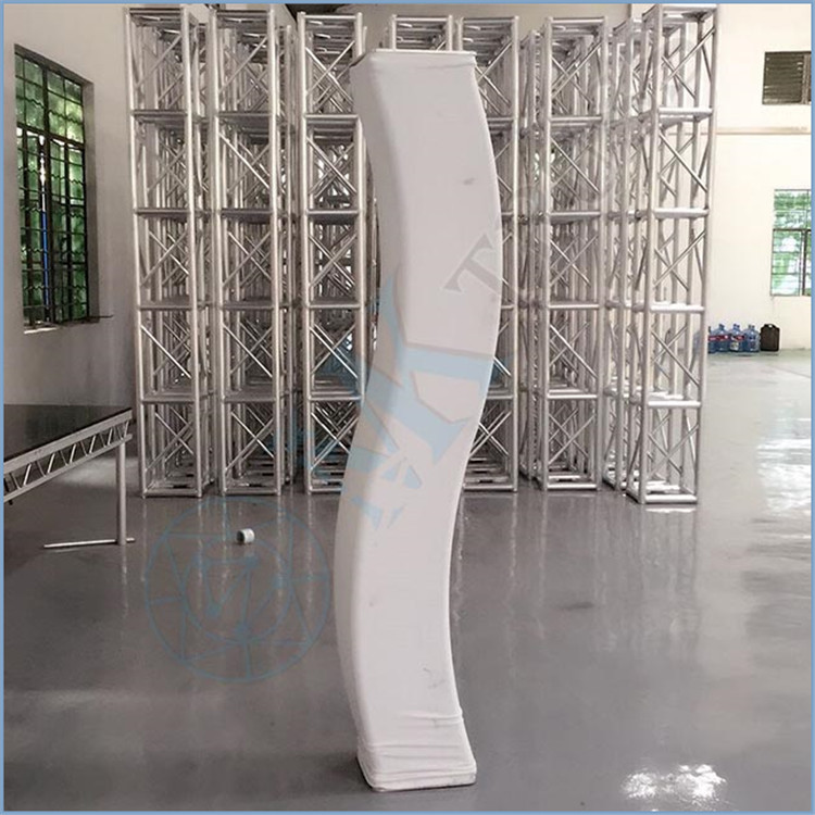 15-18 Degree Hardness Alu 290mm Box/Square Lighting Truss Corner Scrim/Cover/Sock/Cloth