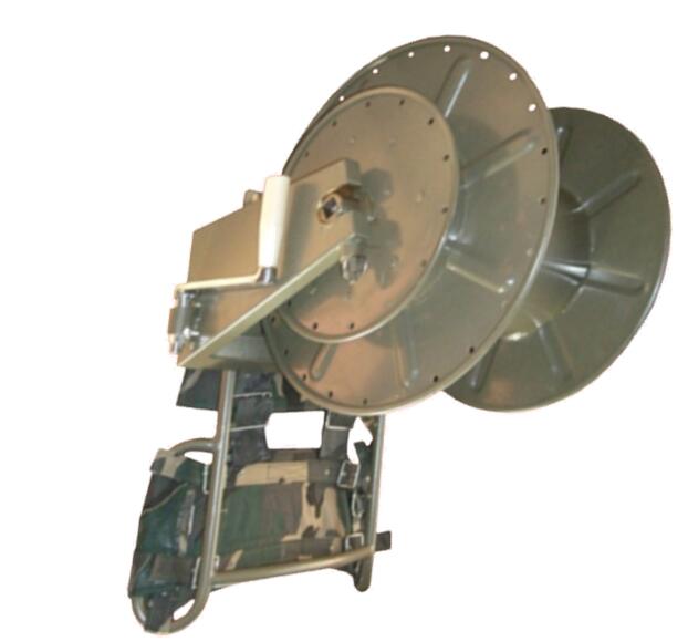 60M Empty Optical Fiber Cable Reel Cart Extension Cord Reel Drum