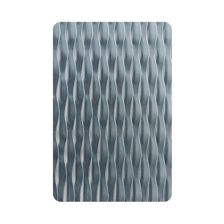 5WL 6WL Embossed Stainless Sheet Polished 410 430 201 Customized