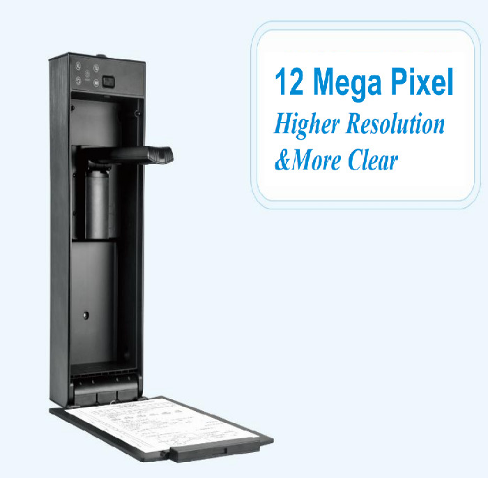 Professional HD Foldable Document Scanner Camera Audio Presenter Wall Mount Digital Visualizer