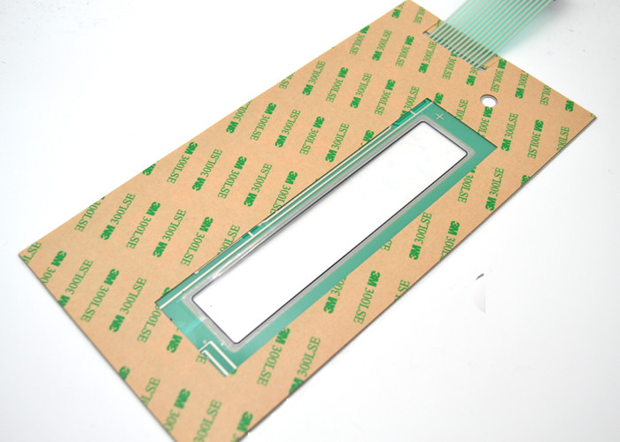 Embossed Button Membrane Switch Panel Printing 5 Colors On The Surface
