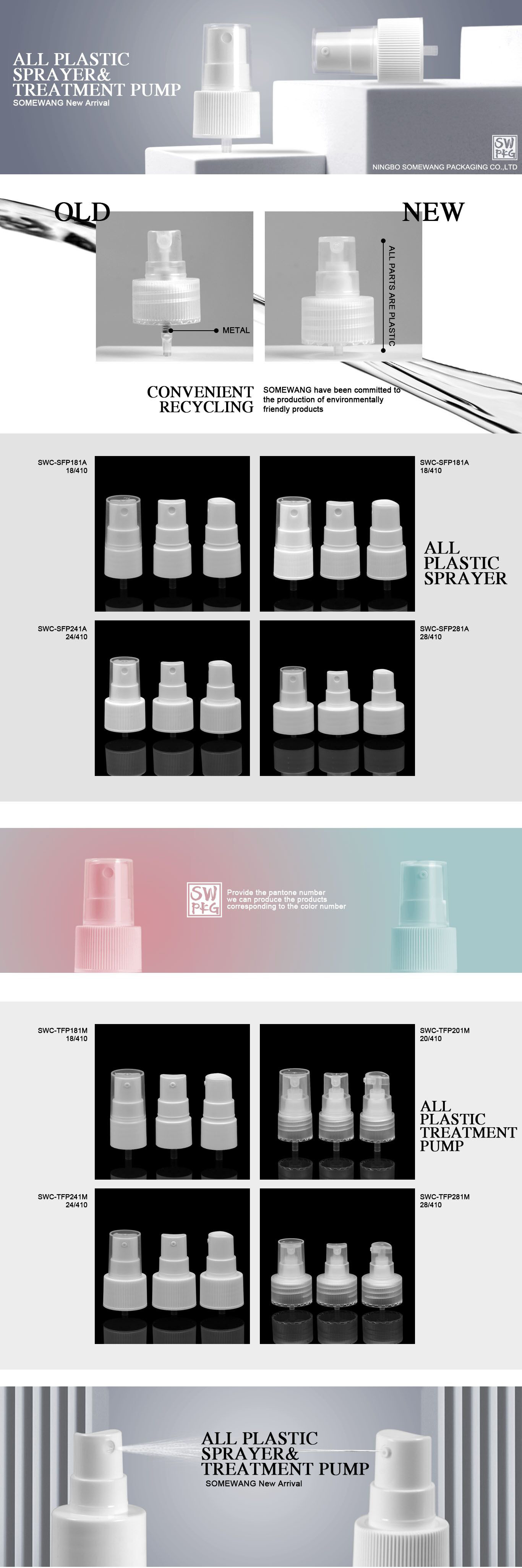 20/410 Fine Mist Sprayer Nasal Pump Spray Head Atomiser