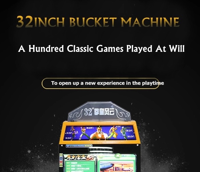 32 Inch Coin Operated Fighting Video Game Machine Arcade Cabinet Fighting Game Machine