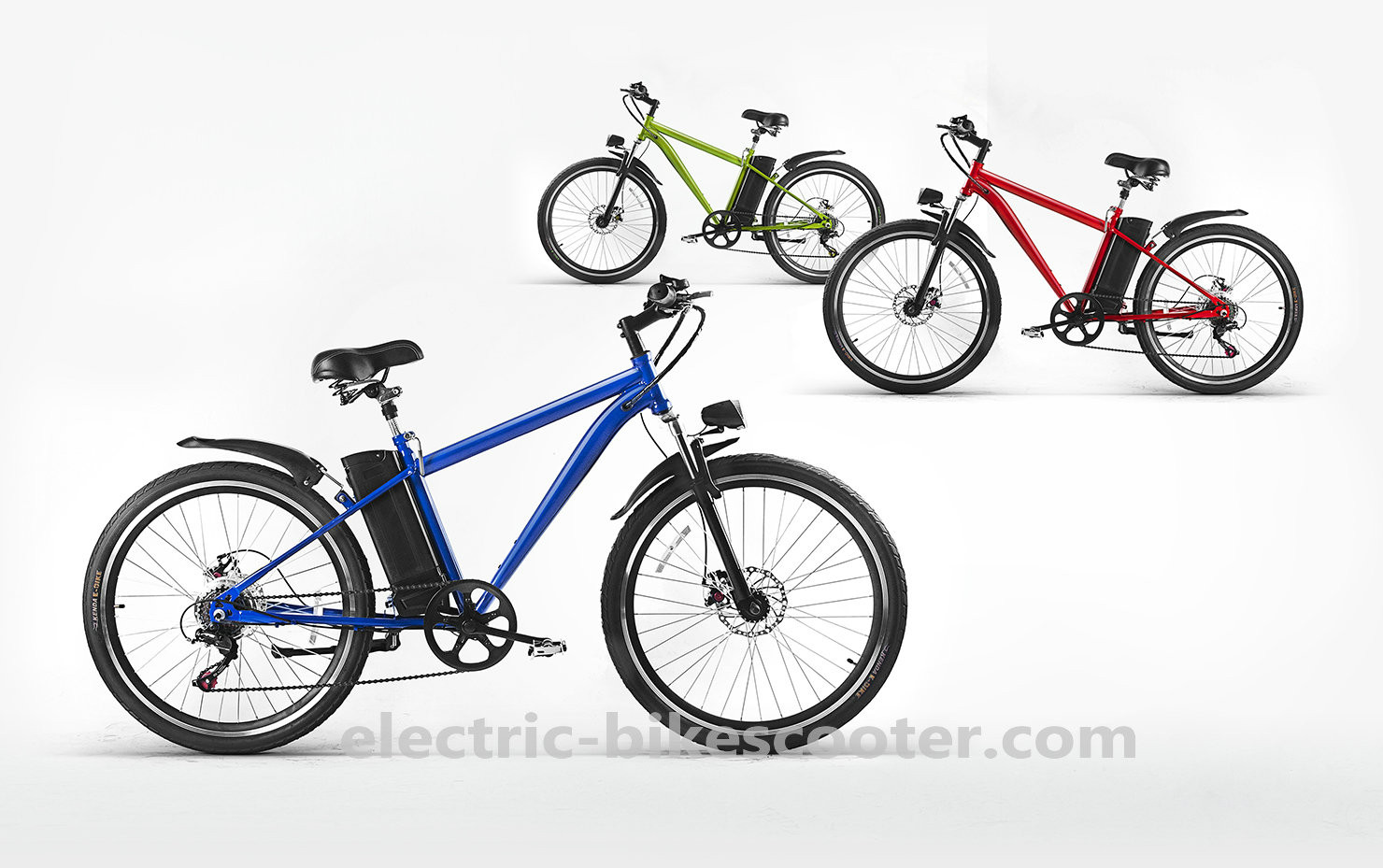 26 Inch Aluminum Electric Mountain Bicycle 25km/h With Shimano Derailleur