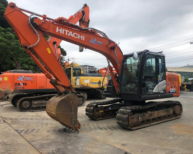 12t Hitachi ZX120-6 Mini Excavator Second Hand Diggers 0.55m3 Bucket