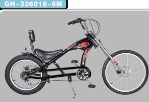 Buy cheap 20''-24'' Chopper Bike in Whole Black with Aluminum Alloy Fork Material and Fat Tire product