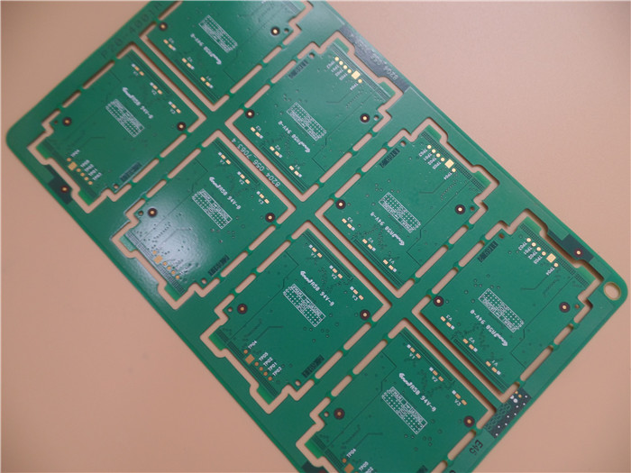 4 Layer 0.4mm FR4 Thin PCB Board With Immersion Gold For Data Acquisition