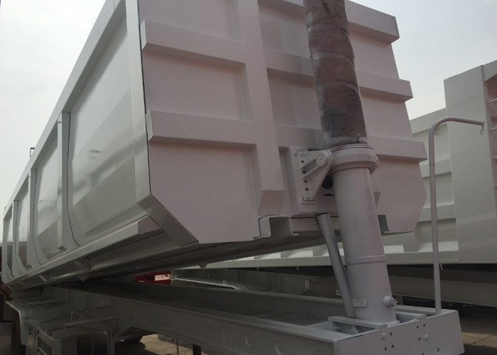 Construction Business Semi Trailer Truck 3 Axles High Work Efficiency