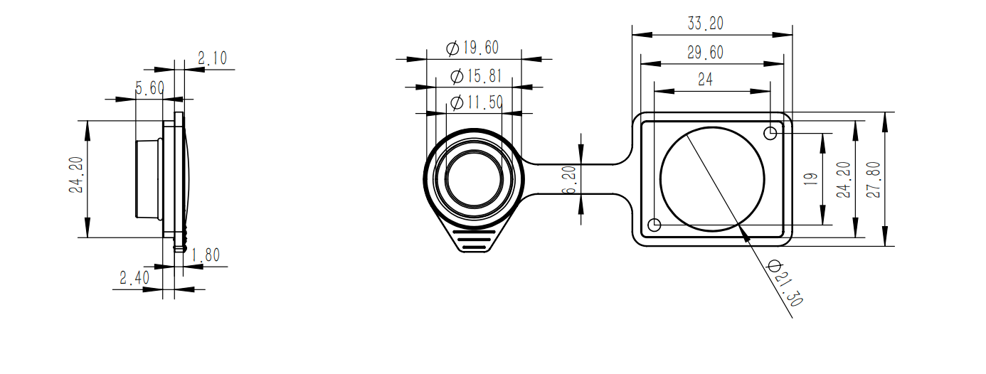 XLR Audio Power Waterproof Socket Connector 3 Pin Microphone IP65