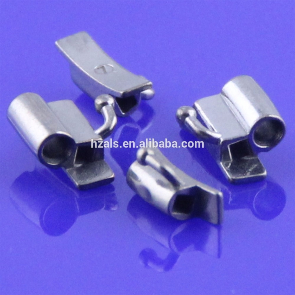 ALS Dental Preformed Orthodontic Molar Band Welded Buccal Tubes For Teeth Straightening