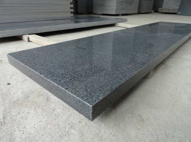 Padang Dark G654 Granite Flamed For Indoor / Outdoor Floor Paving