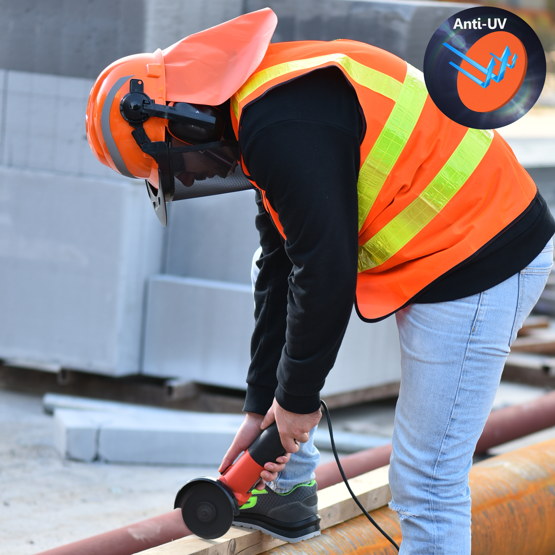 CE EN397 Working At Height Helmet OEM Workplace Safety Equipments