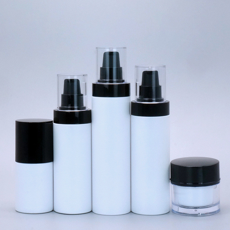 500ml Refillable Plastic Pump Bottle White Plastic Refillable Airless Pump Bottle 4oz 15ml 50ml 100ml 120ml 150ml