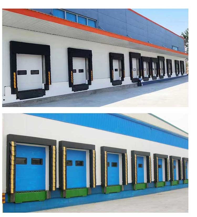0.8mm Fabric Loading Dock Shelters Foam Seal IP54 220V For Logistics Warehouse